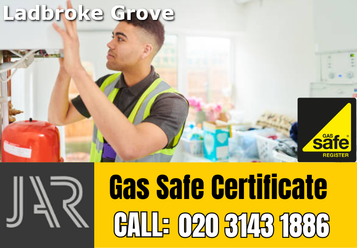 gas safe certificate Ladbroke Grove